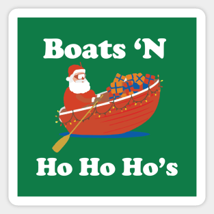 Boats 'N Ho Ho Ho's Sticker